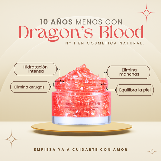 Crema facial rejuvenecedora ¡10 Años Menos! Dragon's Blood para una piel joven y radiante