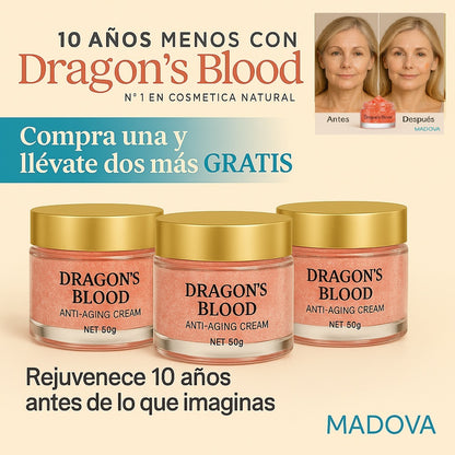Crema Hidratante Sangre de Dragón (1 + 2 GRATIS)  -  Rejuvenece 10 Años - MADOVA  ¡¡OFERTA BLACK FRIDAY!!